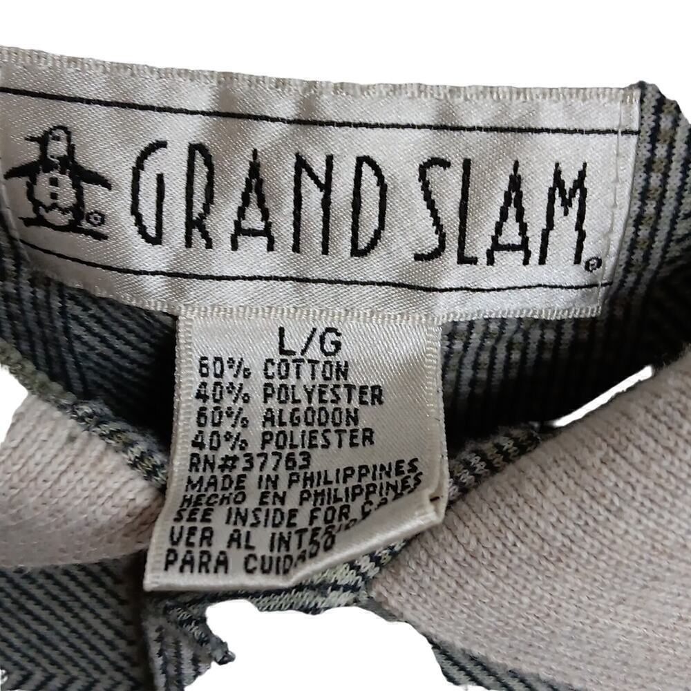 EUC Grand Slam Men's L Black Cream Short Sleeve Polo/Golf Shirt - Picture 3 of 7